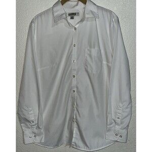 Edwards Ladies Button Up Shirt Women Sz Med. White
